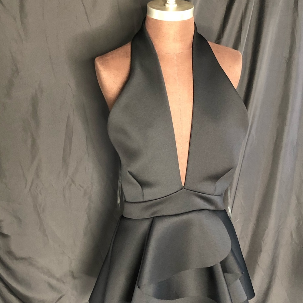 Black semi formal shirt